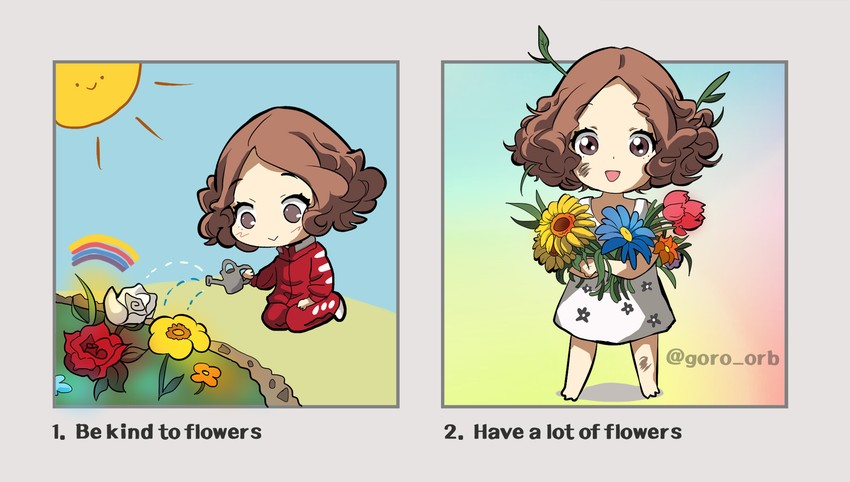 okumura haru (persona and 1 more) drawn by goro_orb