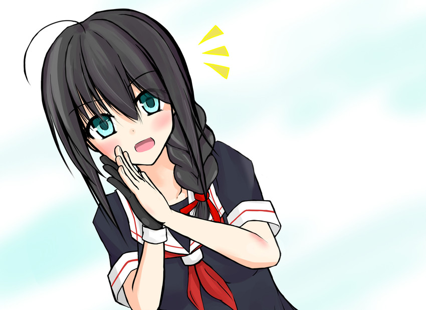 shigure (kantai collection) drawn by shiaya_rn_(sabata_lunatic)