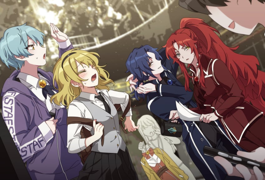 angela, roland, chesed, gebura, and tiphereth a (project moon and 1 more) drawn by bbunny