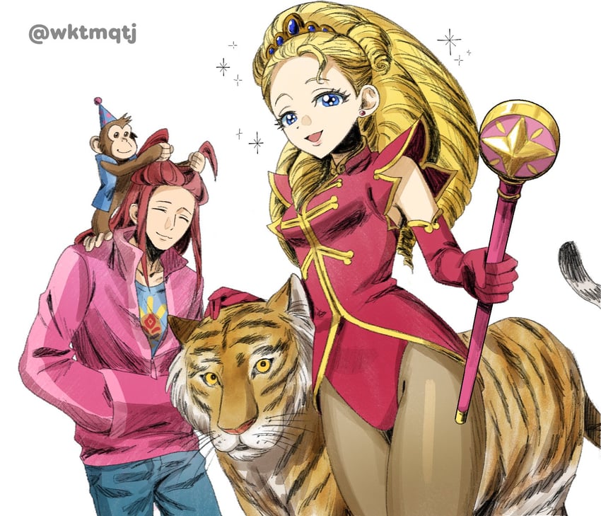 simeon saint and regina berry (ace attorney and 2 more) drawn by wktmqtj