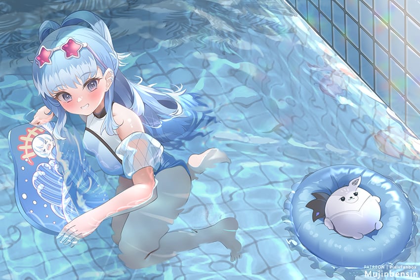 kobo kanaeru and bazo (hololive and 1 more) drawn by mujinbensin