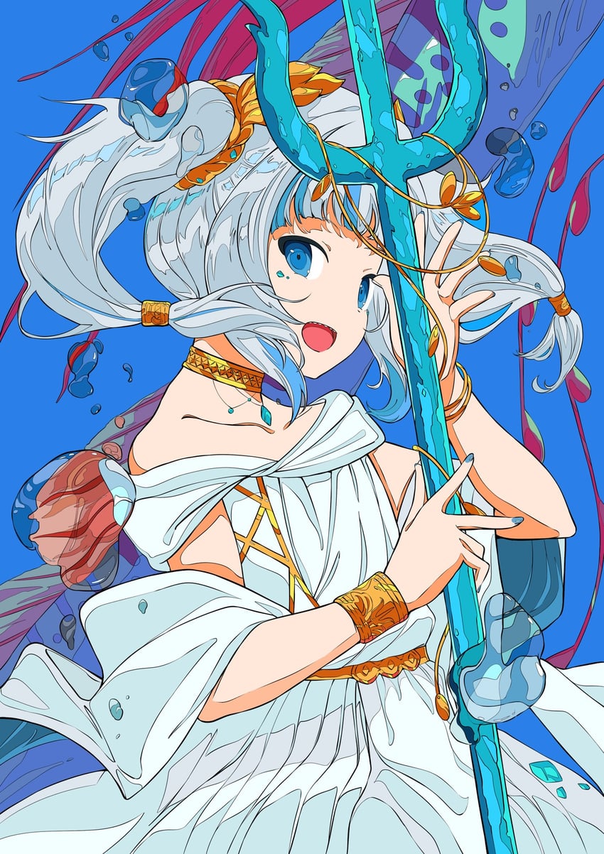 gawr gura (hololive and 1 more) drawn by xtango