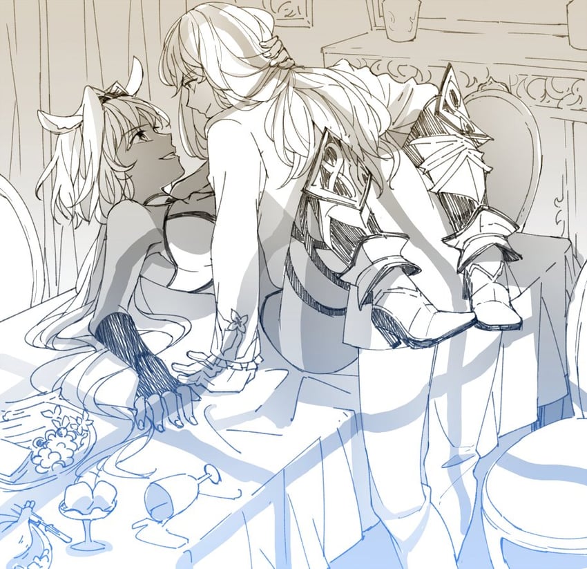 caenis and kirschtaria wodime (fate and 1 more) drawn by tsengyun