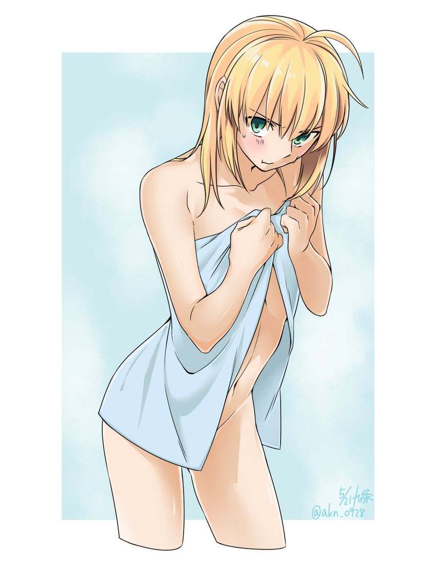artoria pendragon and saber (fate and 1 more) drawn by kujou_(akn2_0928)