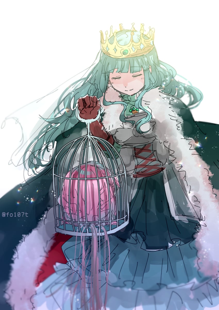tamaki iroha and futaba sana (mahou shoujo madoka magica and 1 more) drawn by totte