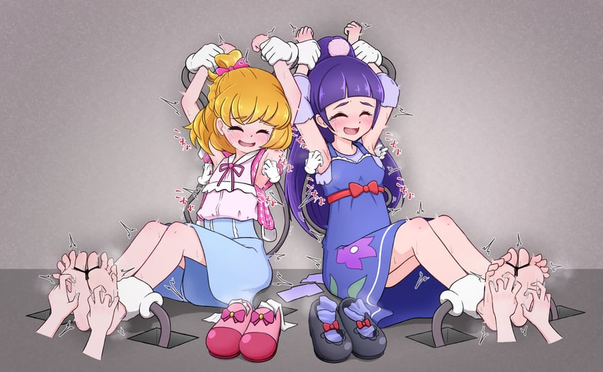 asahina mirai and izayoi liko (precure and 1 more) drawn by tk_(t-k)
