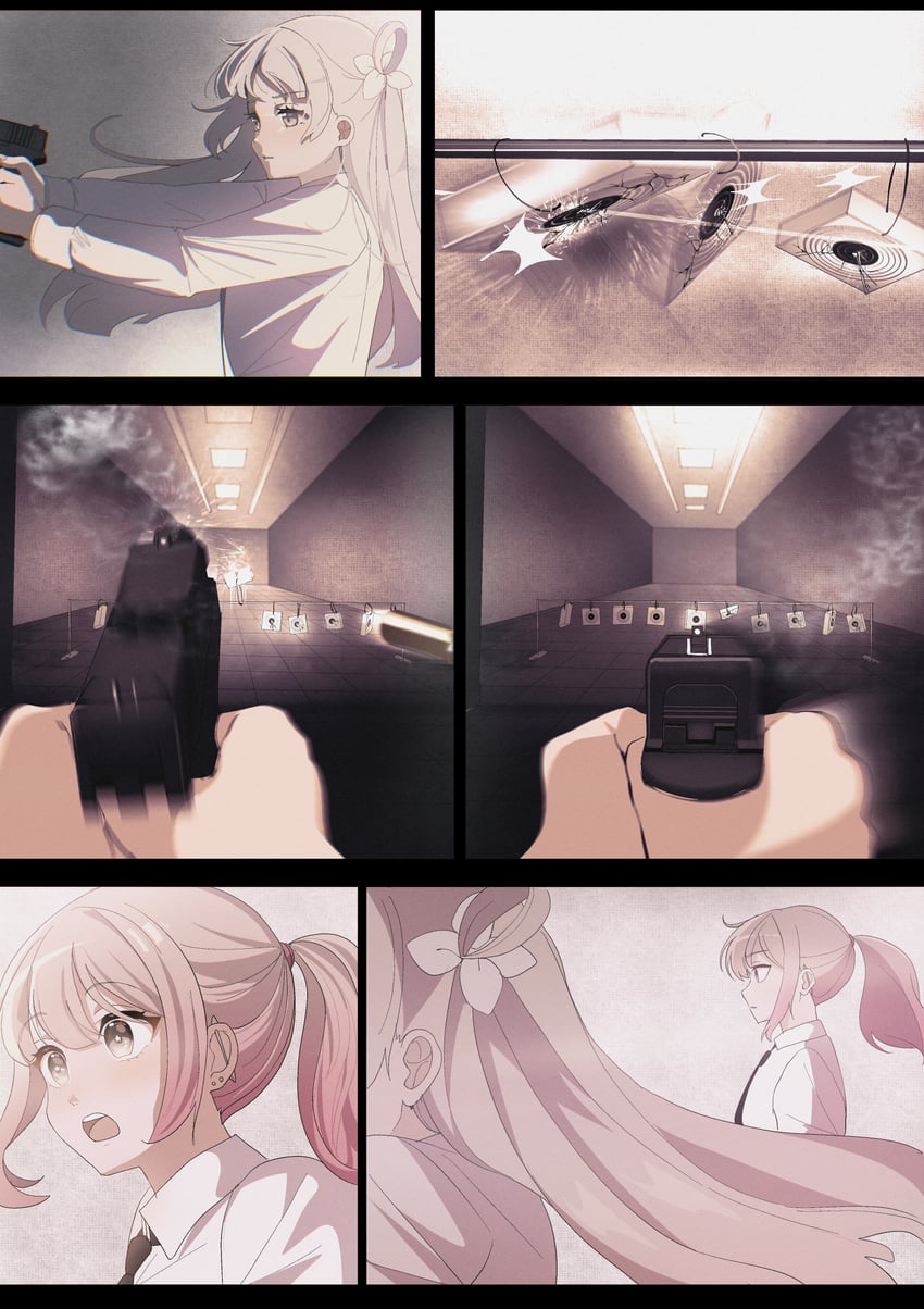 utsumi sakura and kogure ruka (sakura no sekai) drawn by tsuruse