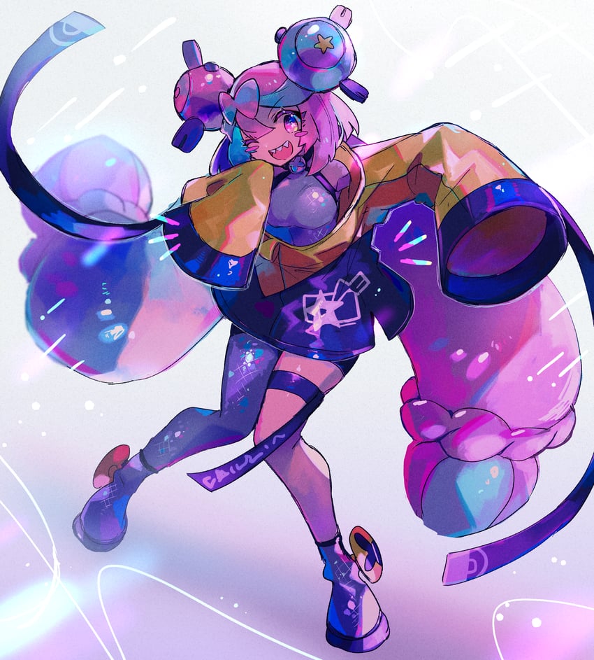 iono (pokemon and 1 more) drawn by fuji_den_fujiko