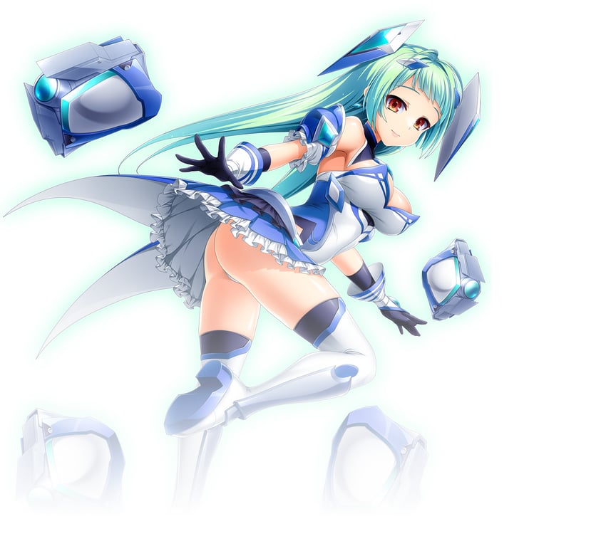 kunijima chiaki and exs-tia aqua (kouyoku senki exs-tia concert) drawn by kamitsurugi_ouka