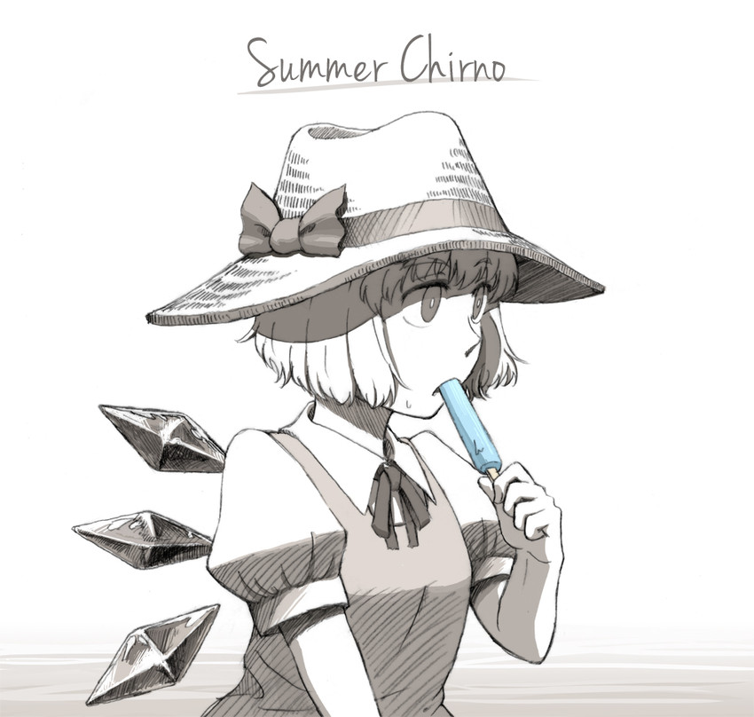 cirno (touhou) drawn by maruhachi_(maruhachi_record)