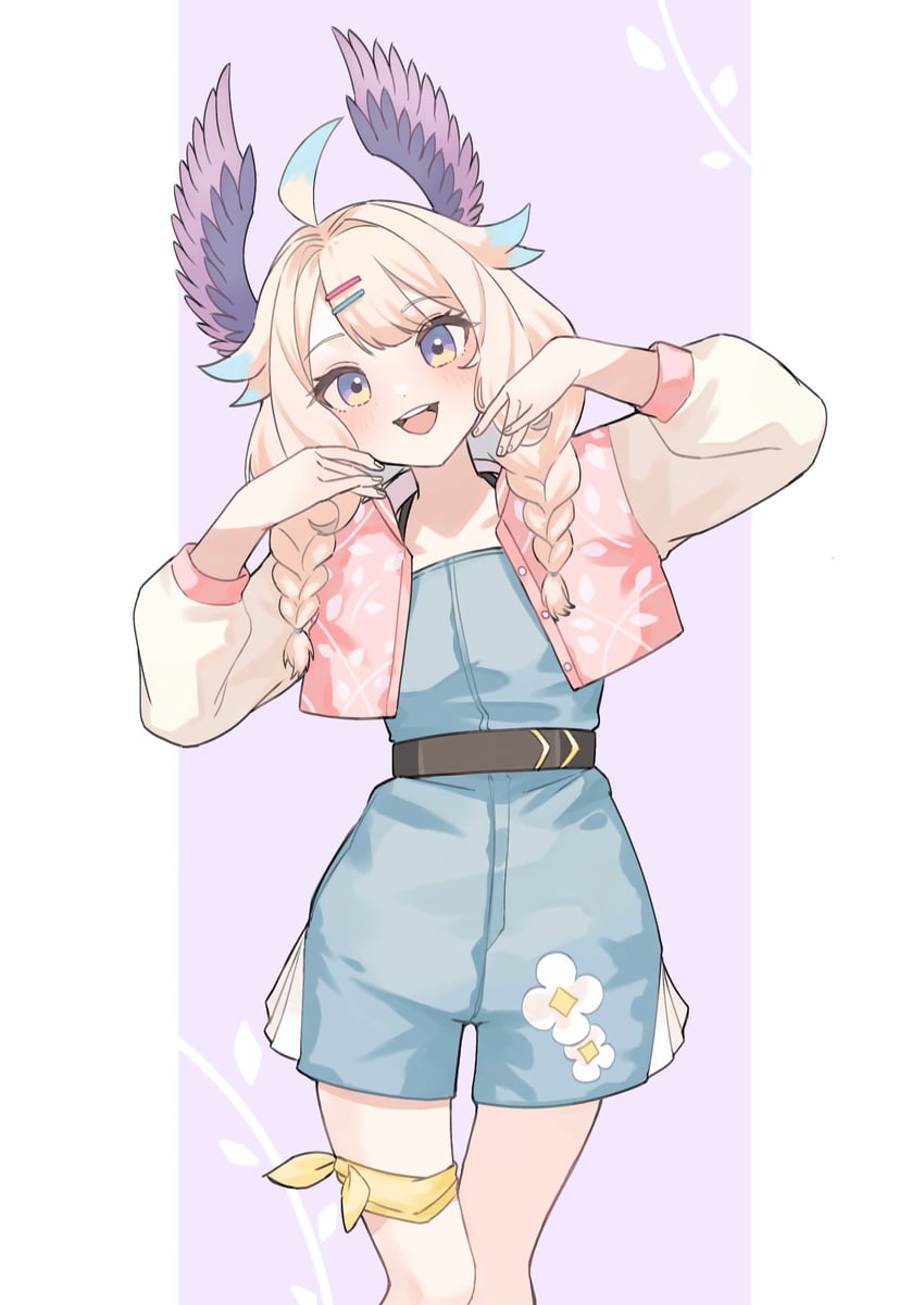 enna alouette (nijisanji and 1 more) drawn by edage_18