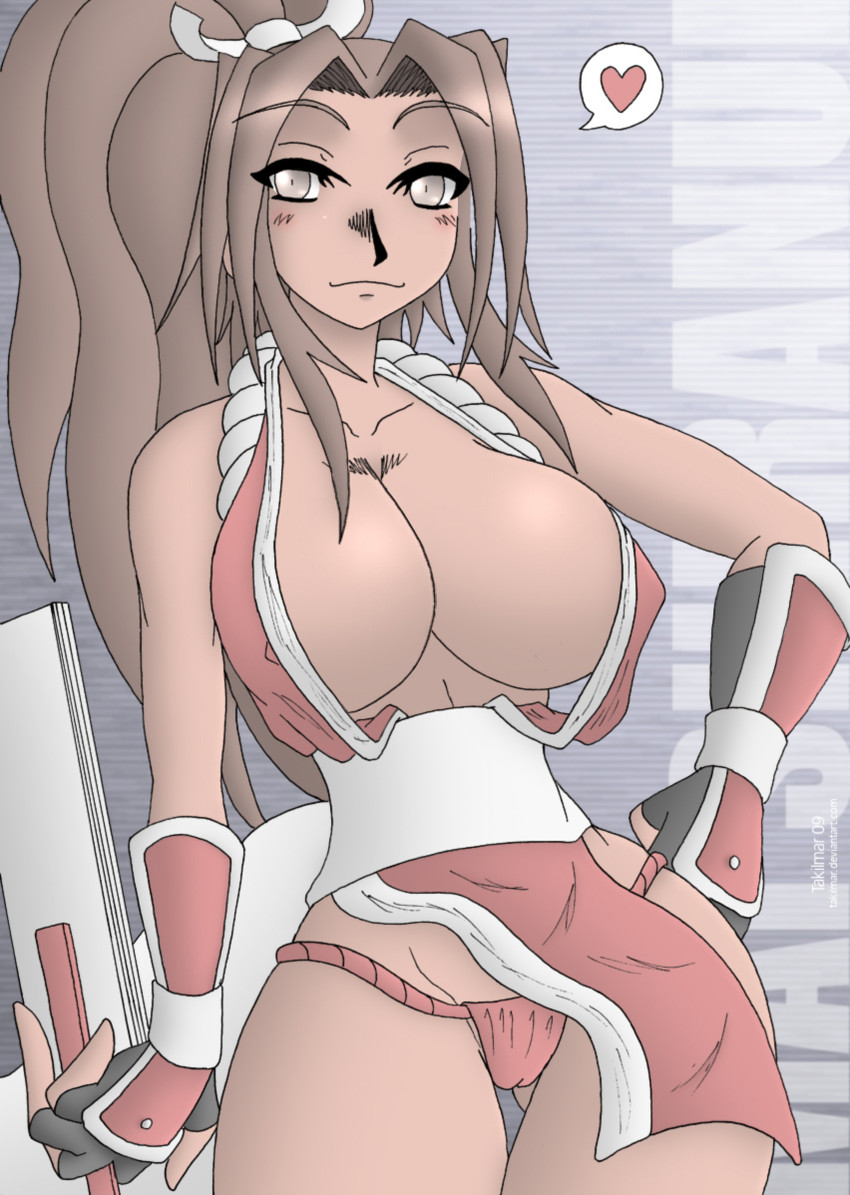 shiranui mai (the king of fighters and 1 more) drawn by takilmar