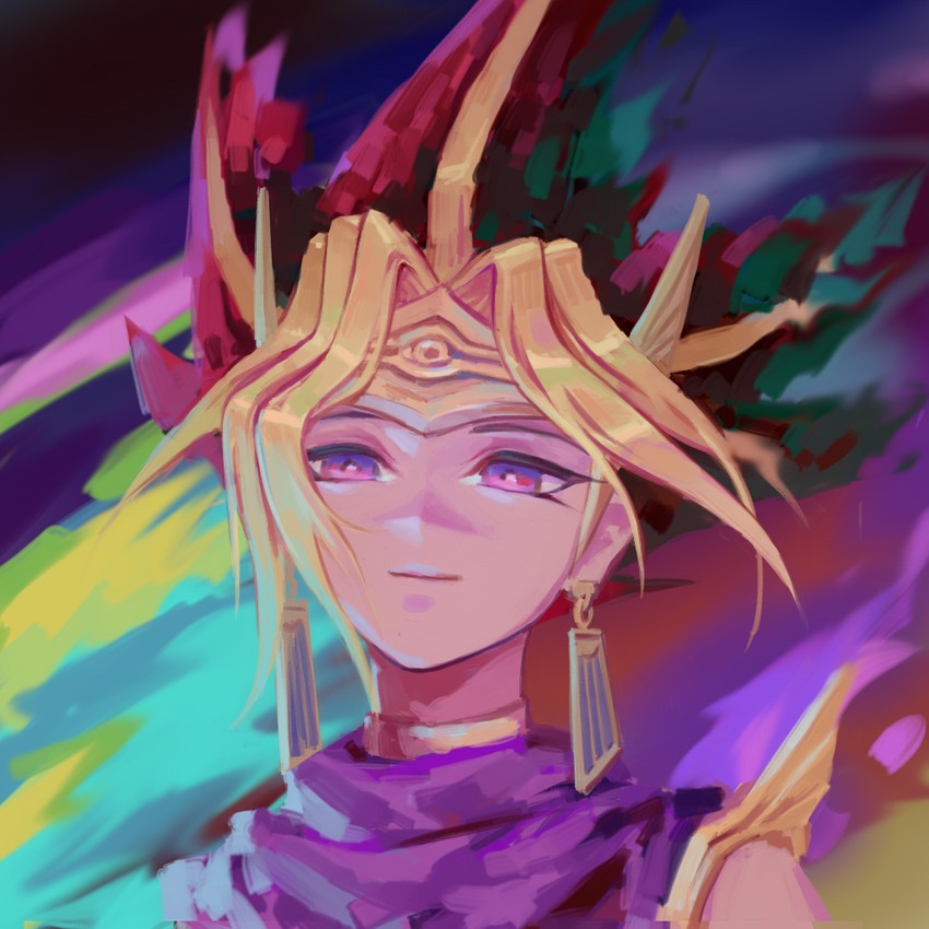 yami yugi and atem (yu-gi-oh! and 1 more) drawn by hejia_abby