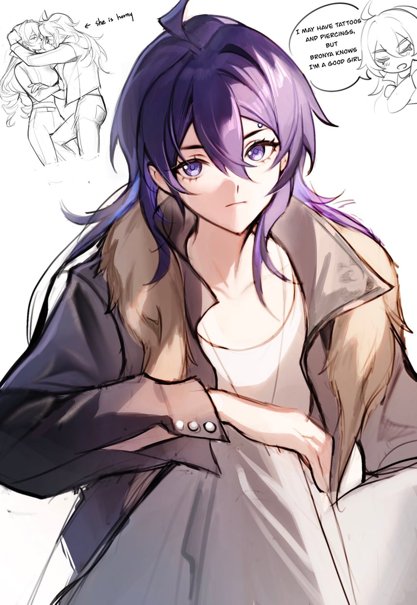 bronya rand and seele (honkai and 1 more) drawn by mie_xing