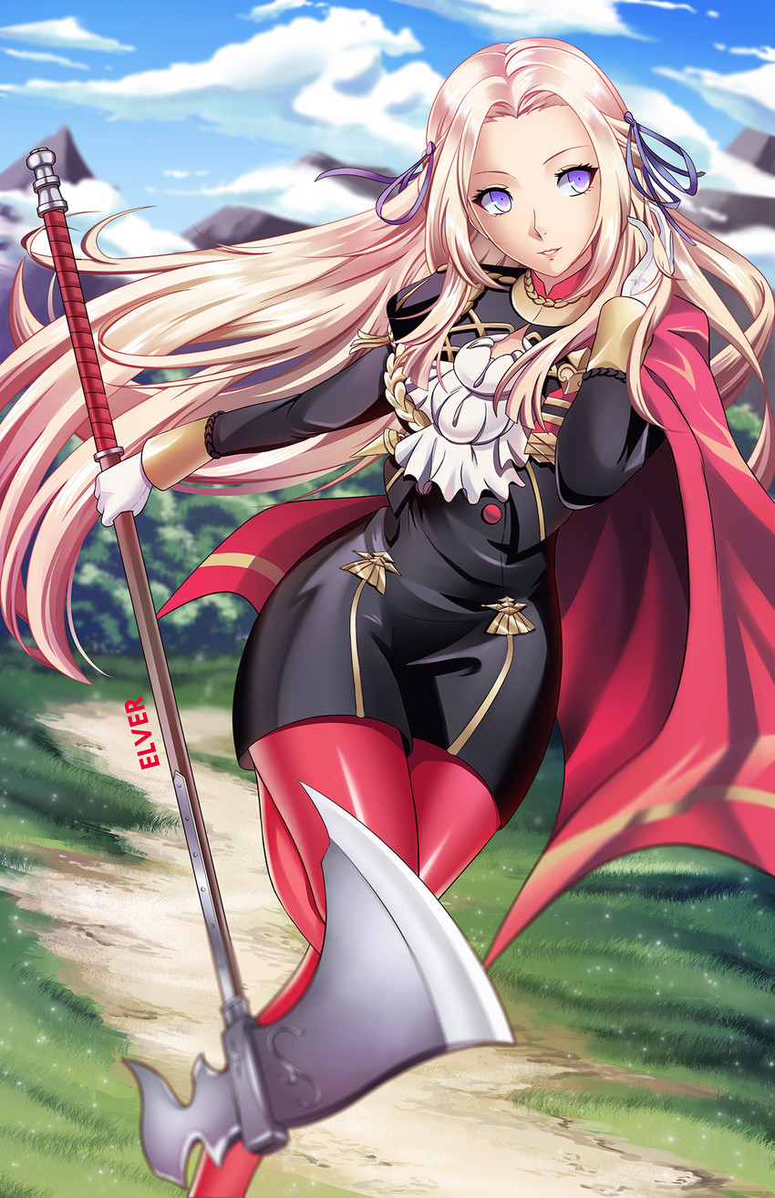edelgard von hresvelg (fire emblem and 1 more) drawn by elver-lee