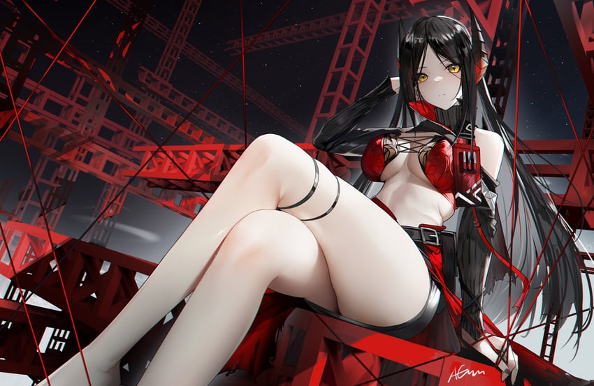 ines (arknights) drawn by omone_hokoma_agm