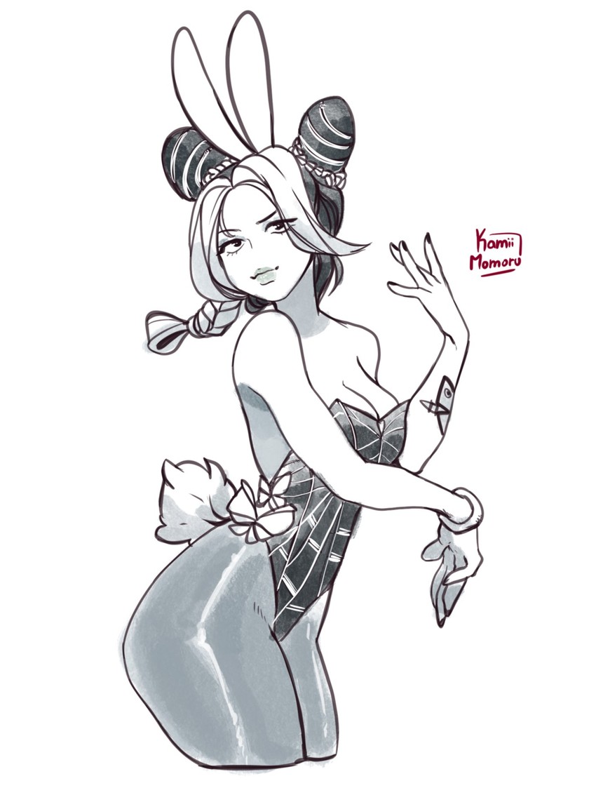 kujo jolyne (jojo no kimyou na bouken and 1 more) drawn by kamii_momoru