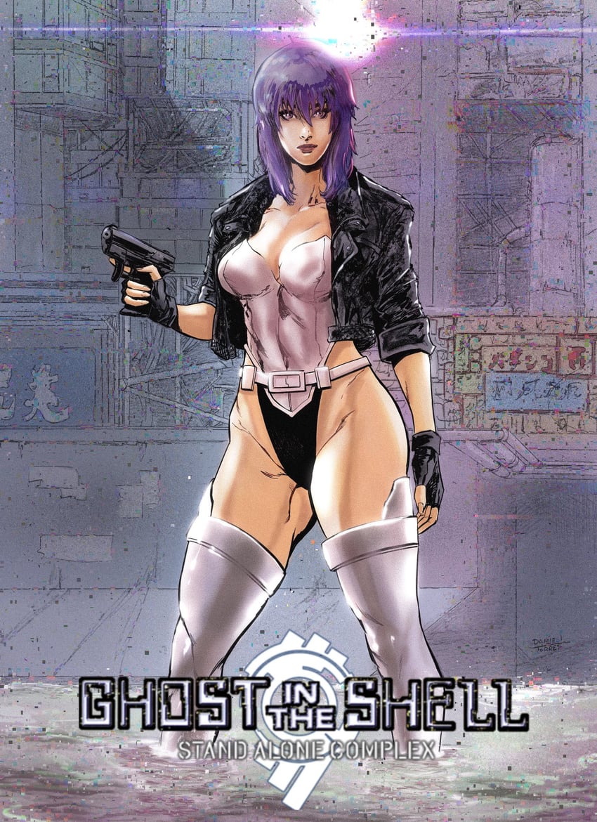 kusanagi motoko (ghost in the shell) drawn by damien_torres
