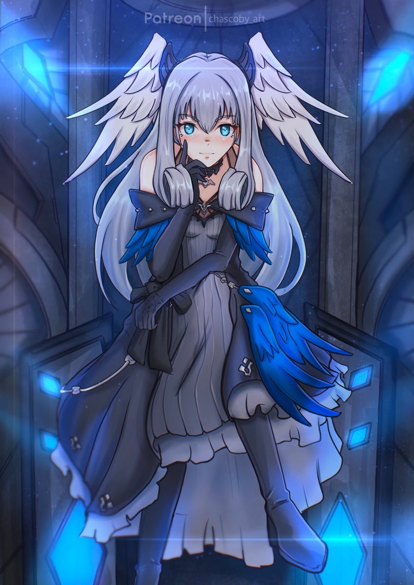 melia antiqua (xenoblade chronicles and 1 more) drawn by chascoby
