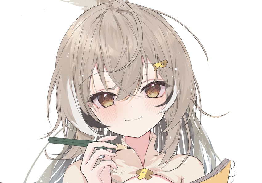 nanashi mumei (hololive and 1 more) drawn by inaba_reito