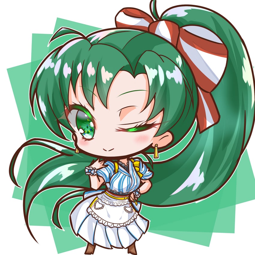 lyn (fire emblem and 1 more) drawn by griffonmask11