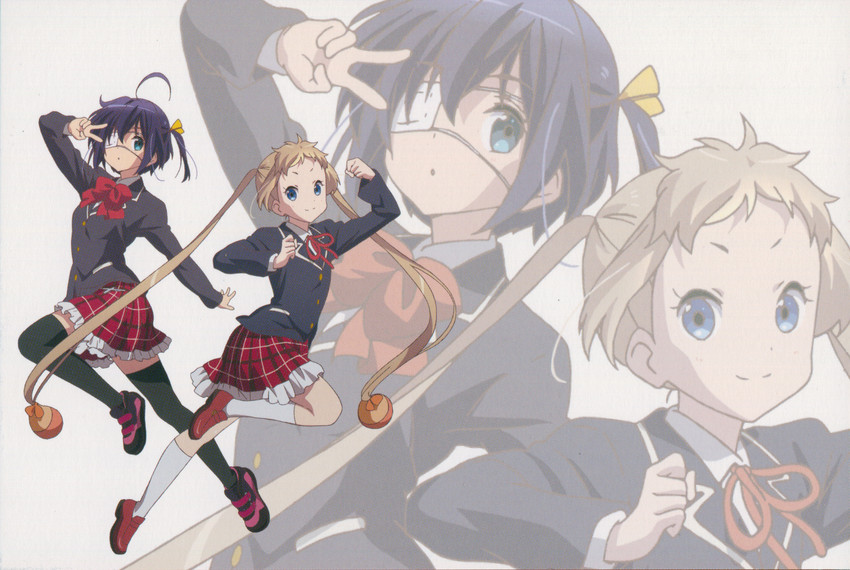takanashi rikka and dekomori sanae (chuunibyou demo koi ga shitai!)