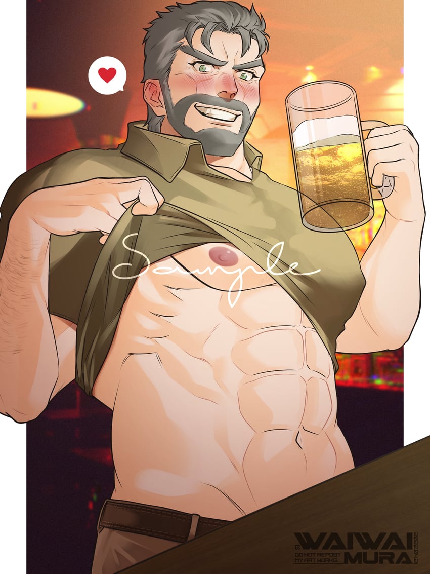 joseph joestar (jojo no kimyou na bouken and 1 more) drawn by waiwai_mura