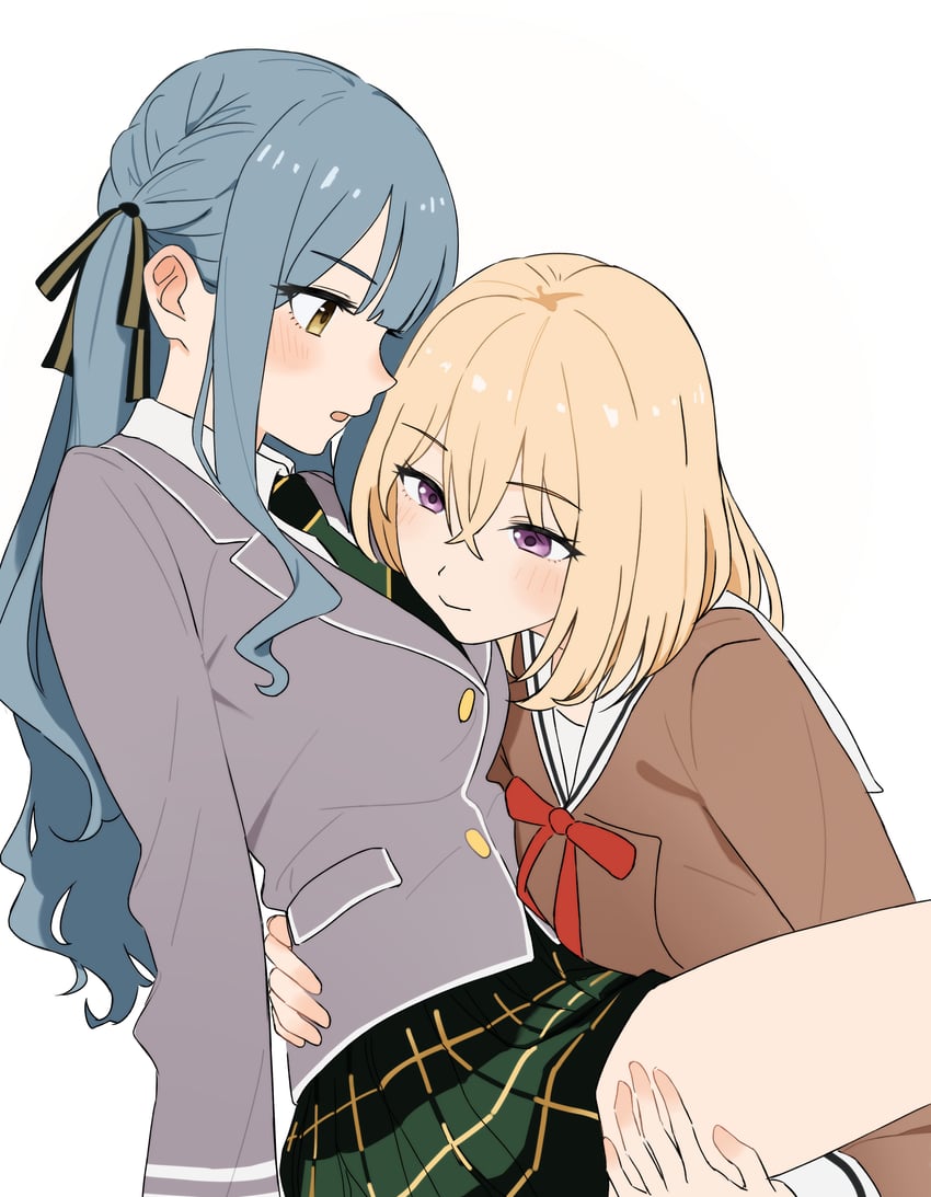 togawa sakiko and misumi uika (bang dream! and 1 more) drawn by add_leir