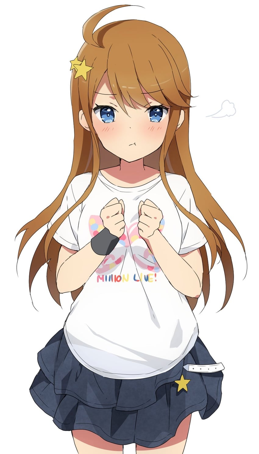 tokoro megumi (idolmaster and 2 more) drawn by mochigome_(ununquadium)