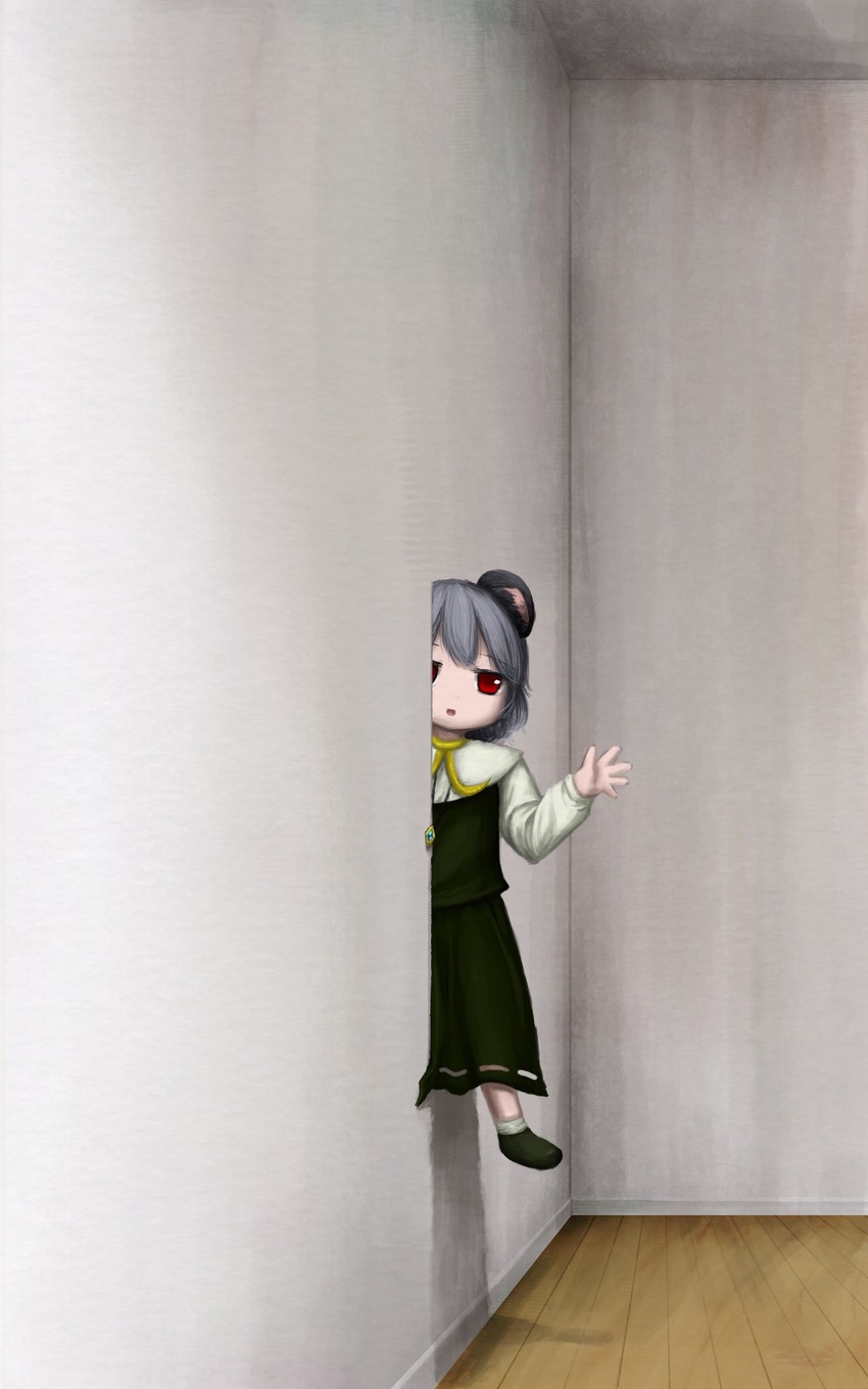 nazrin and nyon (touhou and 1 more) drawn by nekonekosan_(kemushima3)