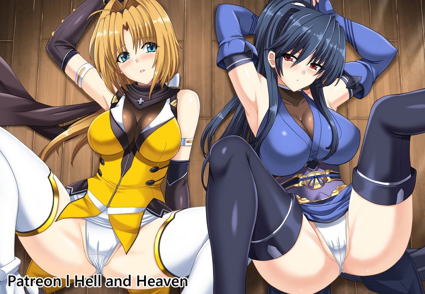 takamori haruka and subaru (choukou and 1 more) drawn by hellandheaven