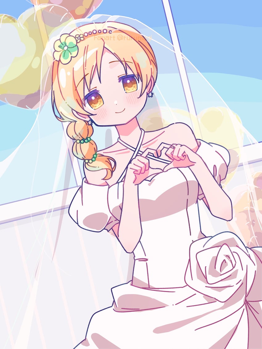 tomoe mami (mahou shoujo madoka magica) drawn by ruru_(rurumagi)