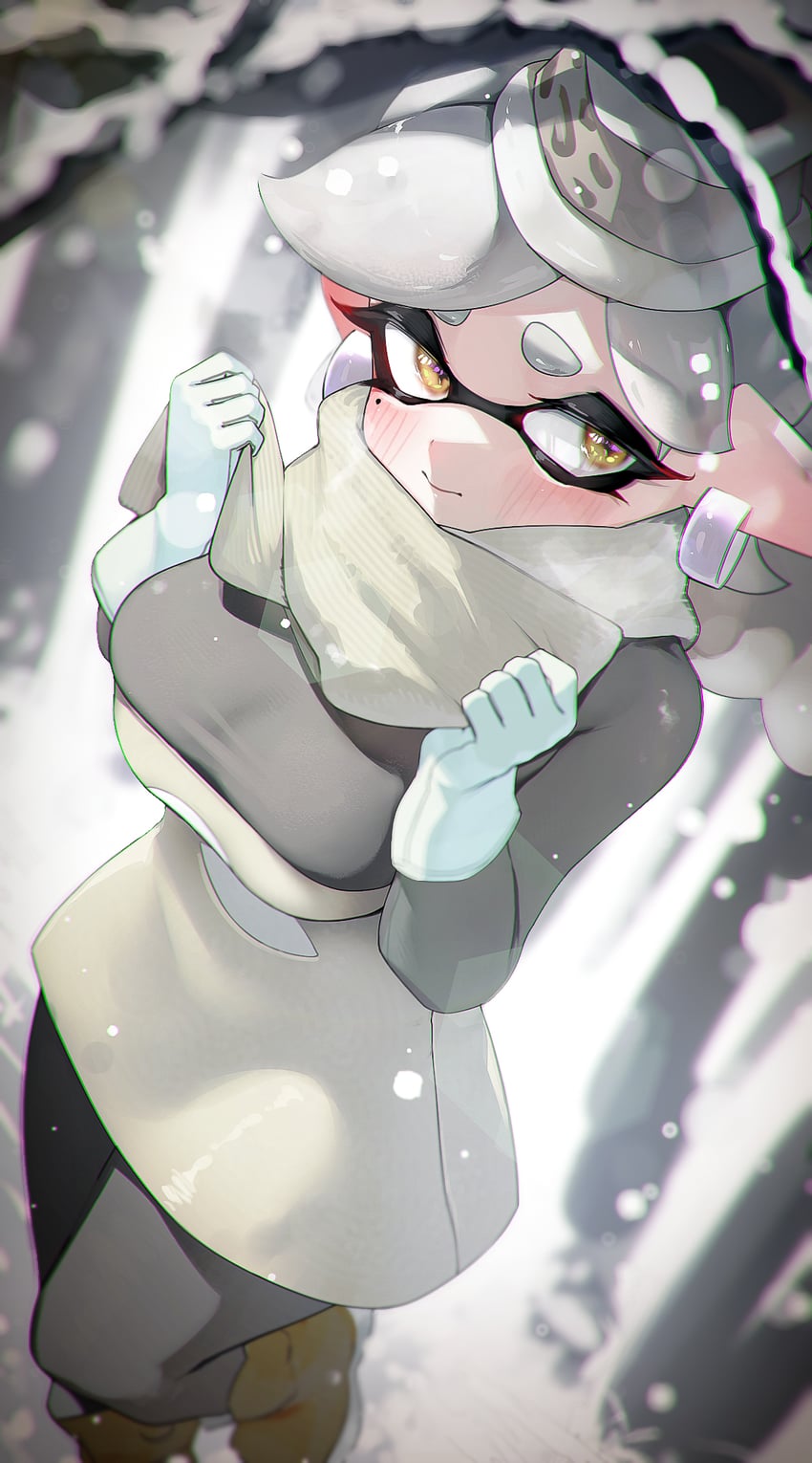 marie (splatoon and 1 more) drawn by kashu_(hizake)
