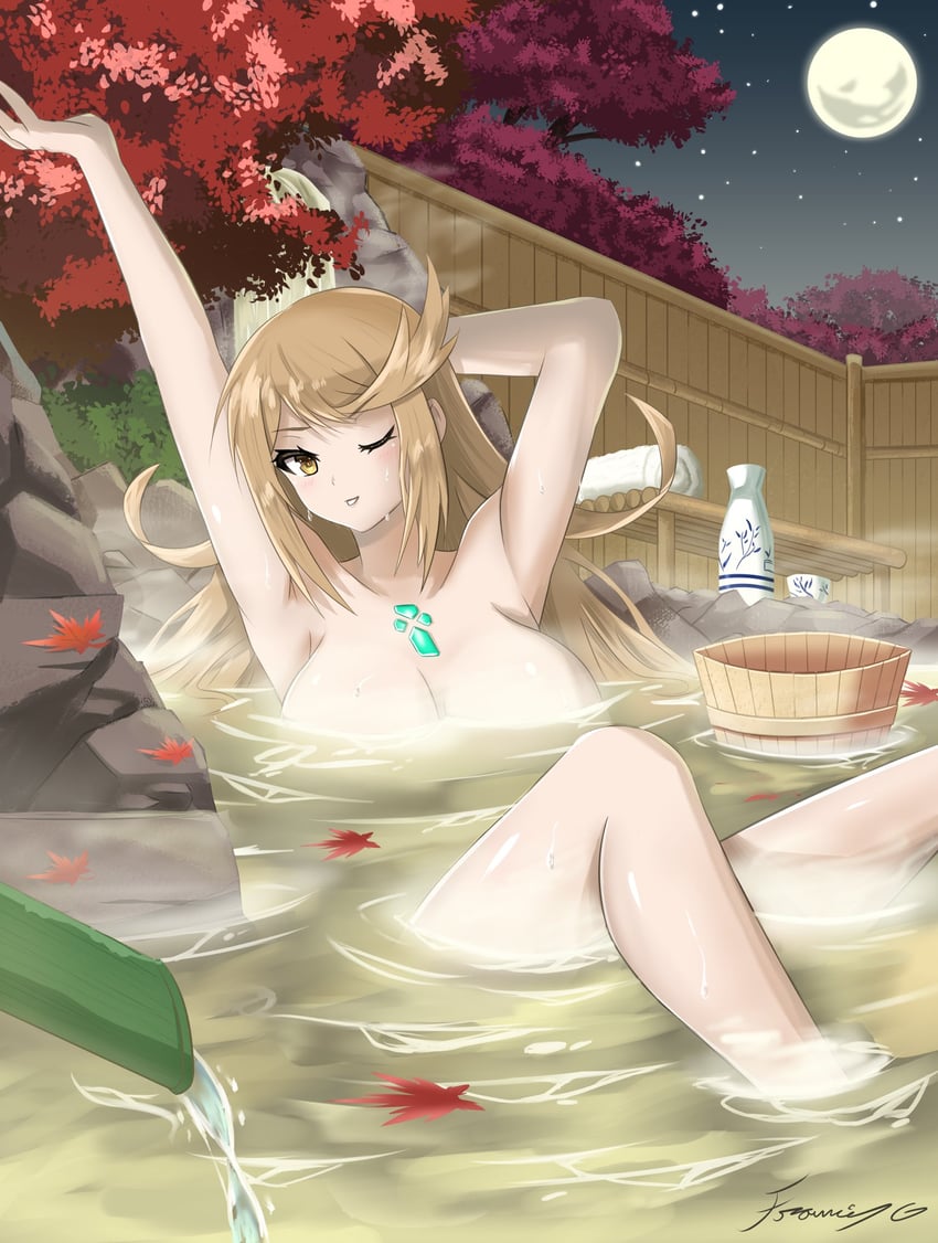 mythra (xenoblade chronicles and 1 more) drawn by fgsketch