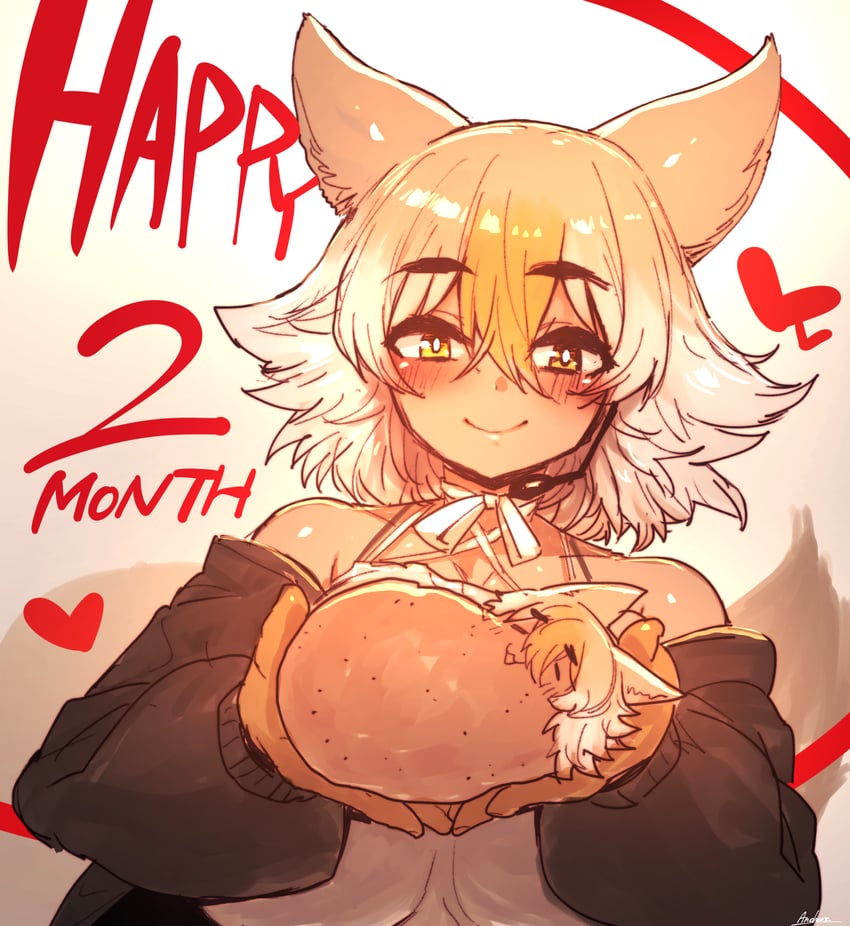 coyote and coyopotato (kemono friends and 1 more) drawn by anchors_(mono_eye_os)