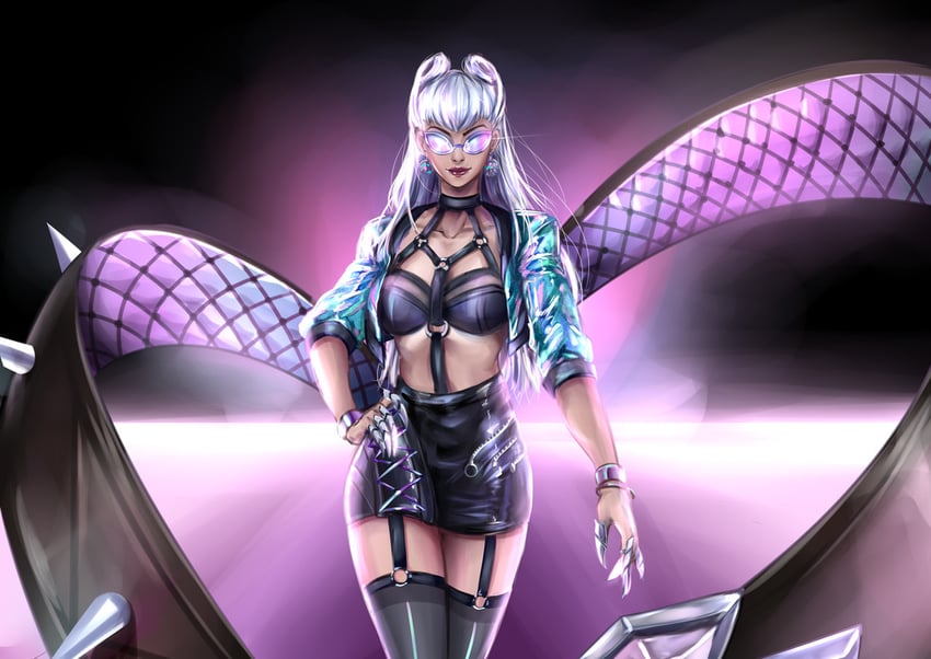evelynn and k/da all out evelynn (league of legends) drawn by rintousaka12