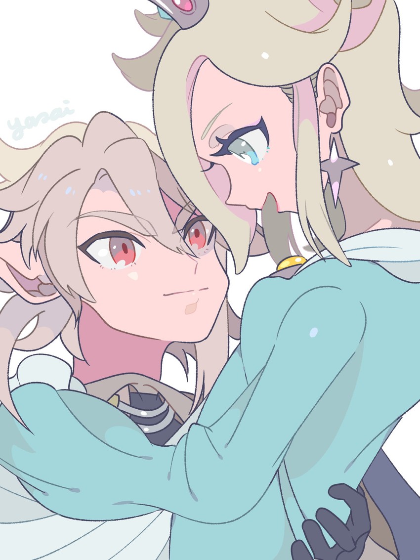 rosalina and male corrin (fire emblem and 4 more) drawn by yasaikakiage