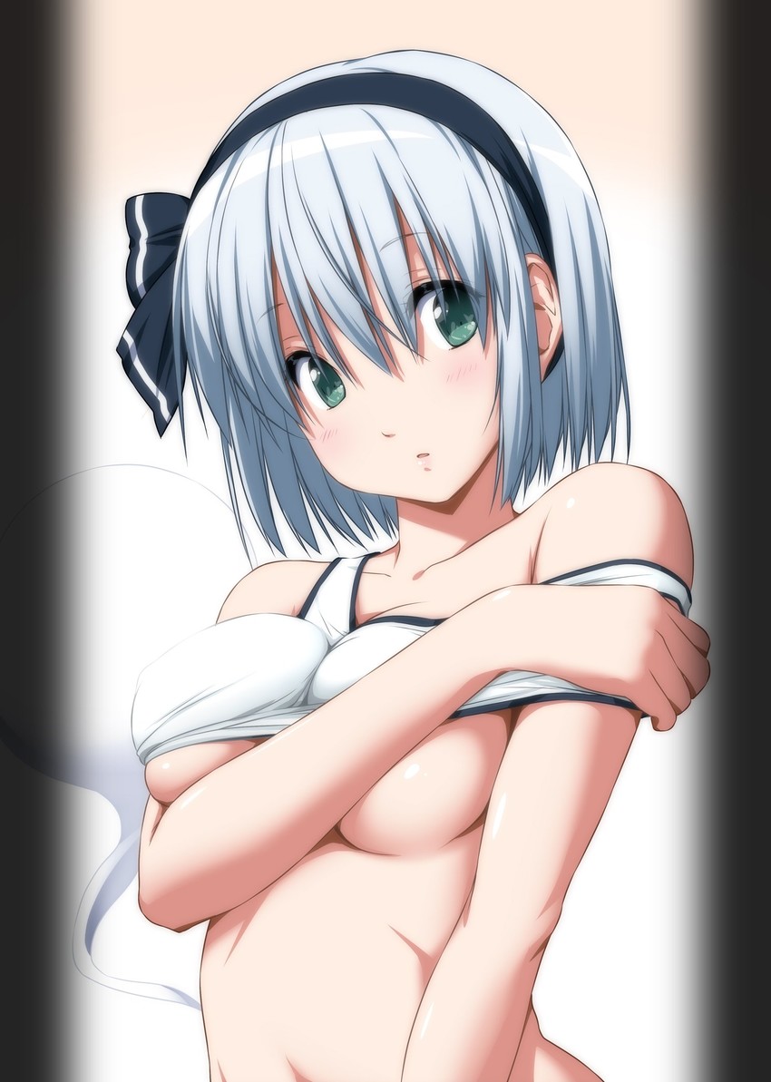 konpaku youmu (touhou) drawn by nori_tamago