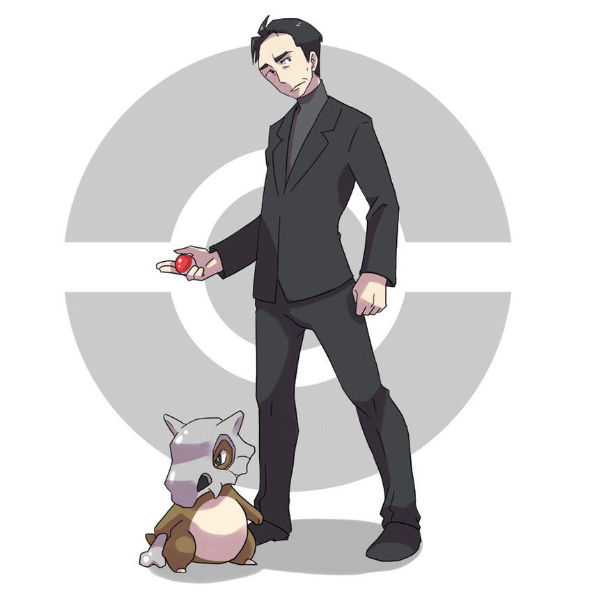 cubone and hirasawa susumu (pokemon and 1 more) drawn by yori_(pixiv257595)