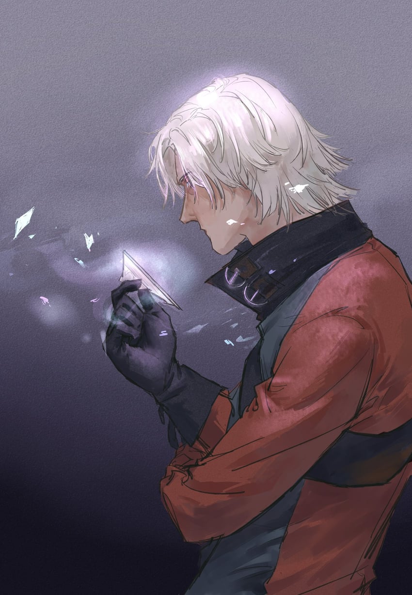 dante (devil may cry and 1 more) drawn by blackberry_hiro