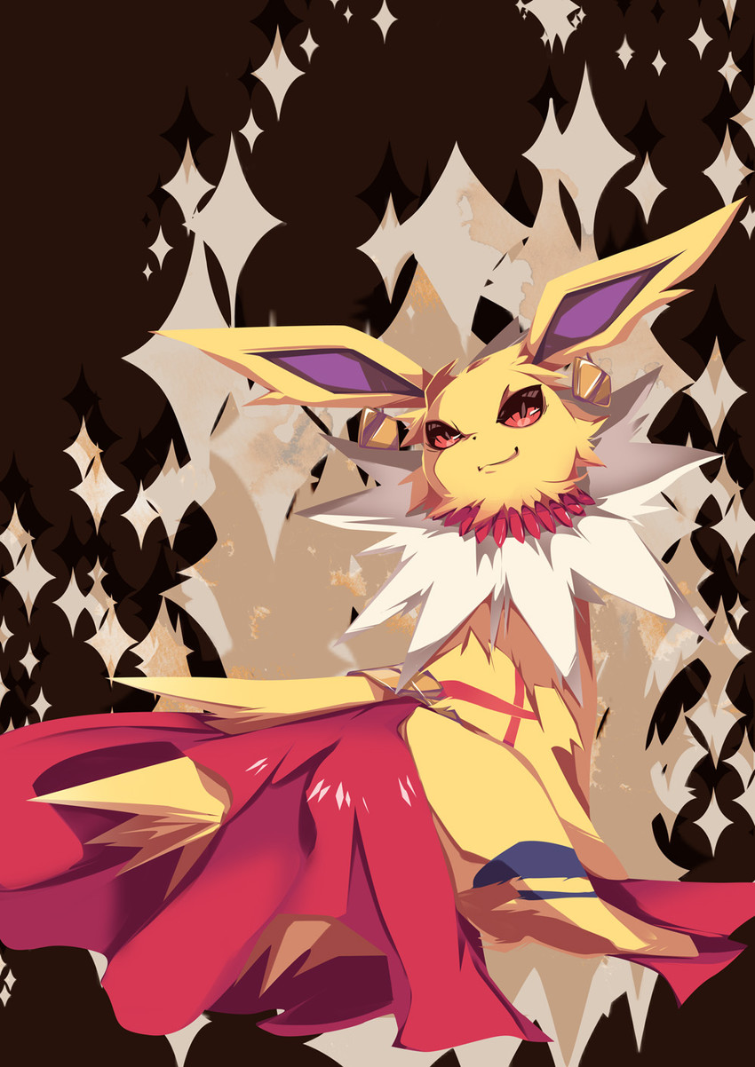 gilgamesh and jolteon (fate and 2 more) drawn by msg01