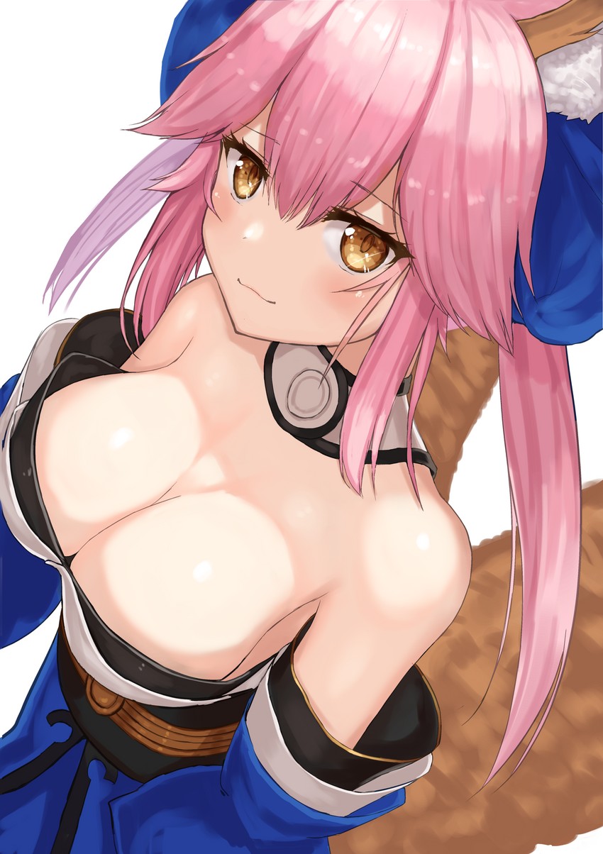 tamamo and tamamo no mae (fate and 1 more) drawn by hoshibudou