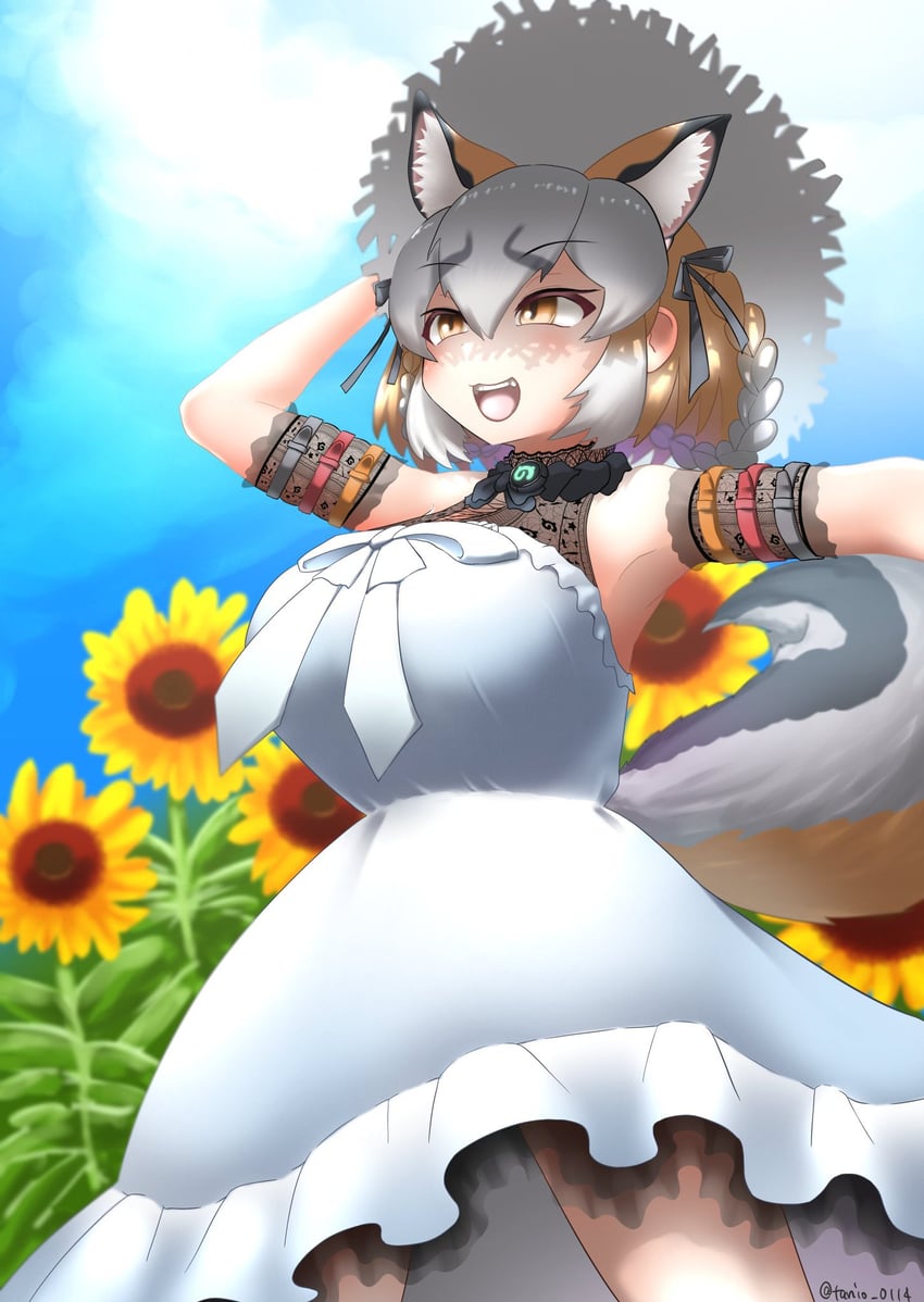island fox (kemono friends and 1 more) drawn by tanio_(tanio_0114)