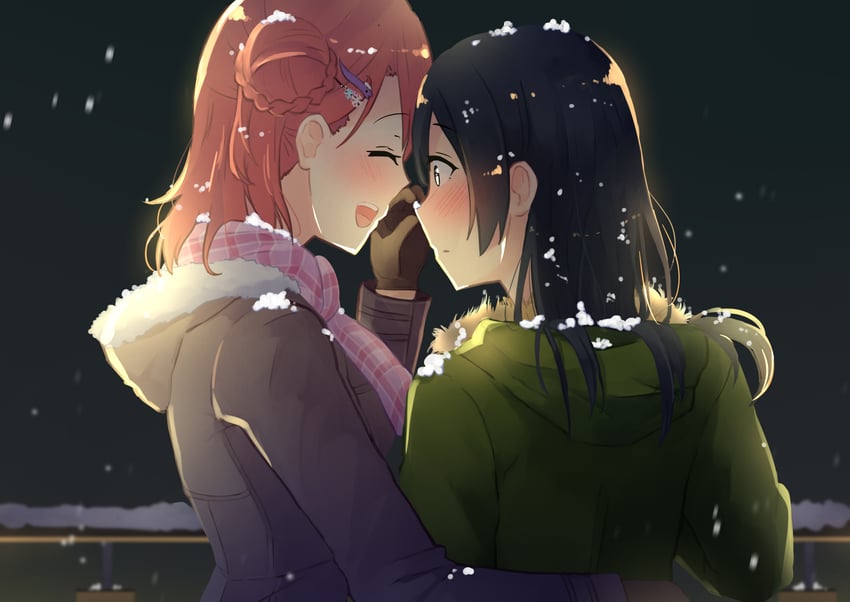 yuki setsuna and uehara ayumu (love live! and 1 more) drawn by myonmukyuu