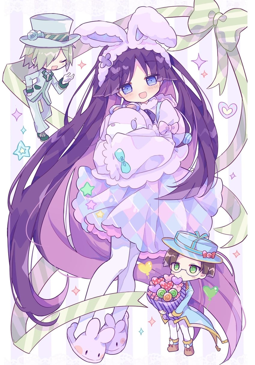 feli, klug, and lemres (puyopuyo and 1 more) drawn by futaba969649