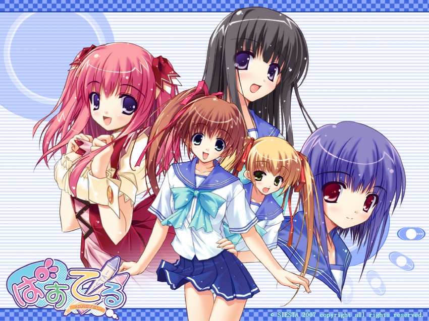 himemiya arisu, momose mio, yuuki haruka, hazuki sakura, and kusanagi yukino (pastel)