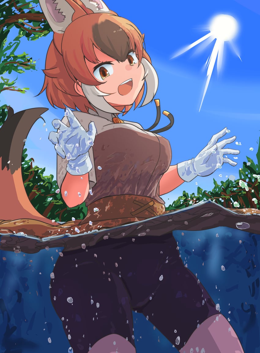 dhole (kemono friends and 1 more) drawn by hane_(kirschbaum)