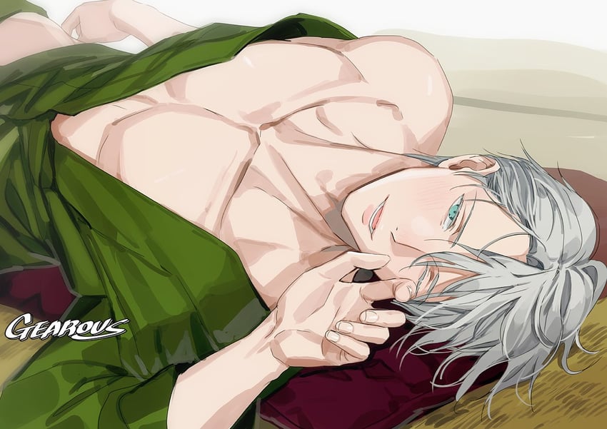 viktor nikiforov (yuri!!! on ice) drawn by gearous