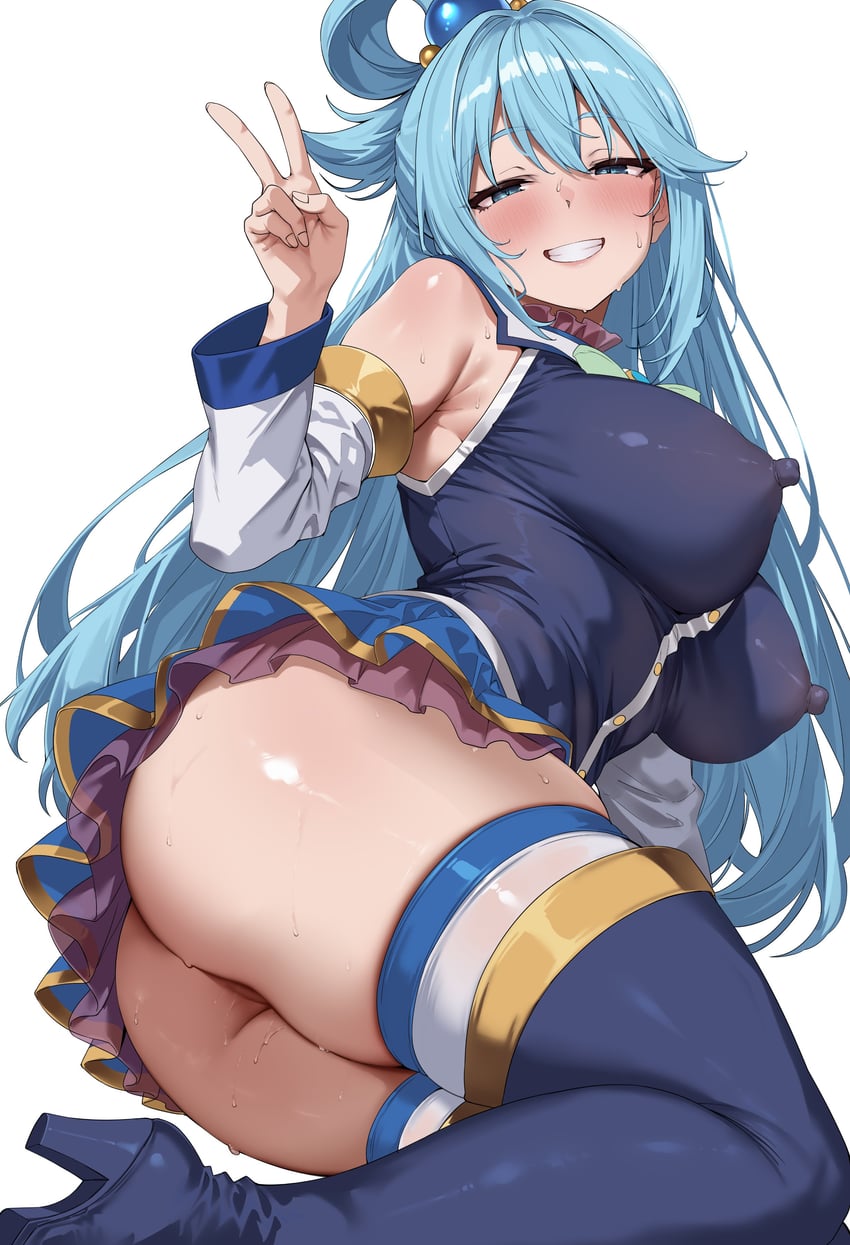 aqua (kono subarashii sekai ni shukufuku wo!) drawn by jack_dempa