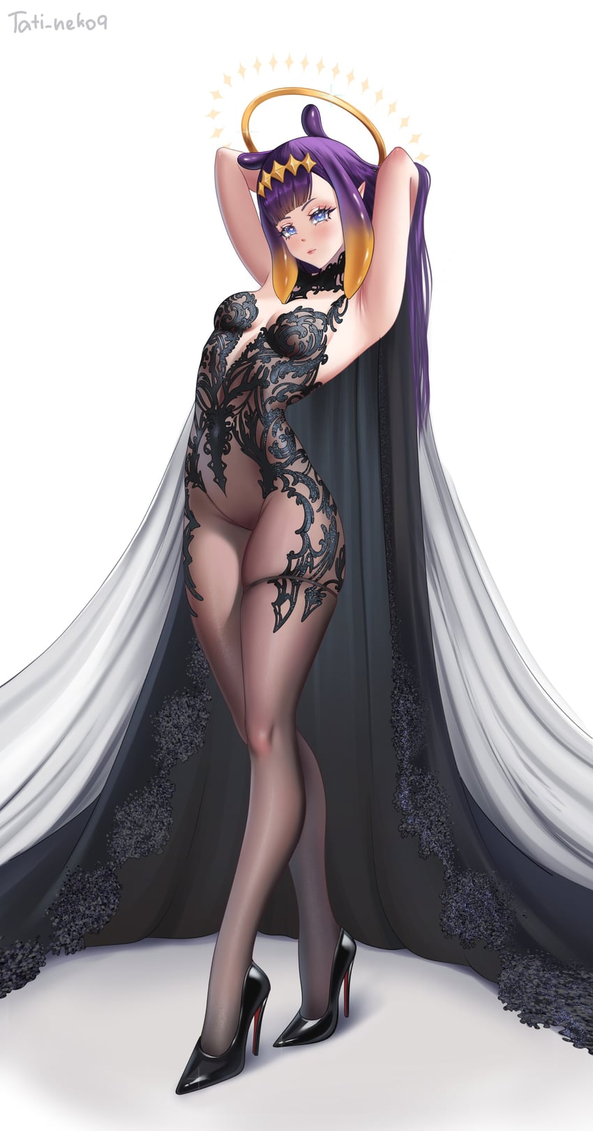 ninomae ina'nis (hololive and 1 more) drawn by benchikart
